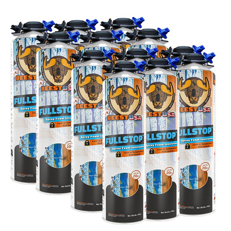 12 Pack - FullStop Foam Insulation Cans