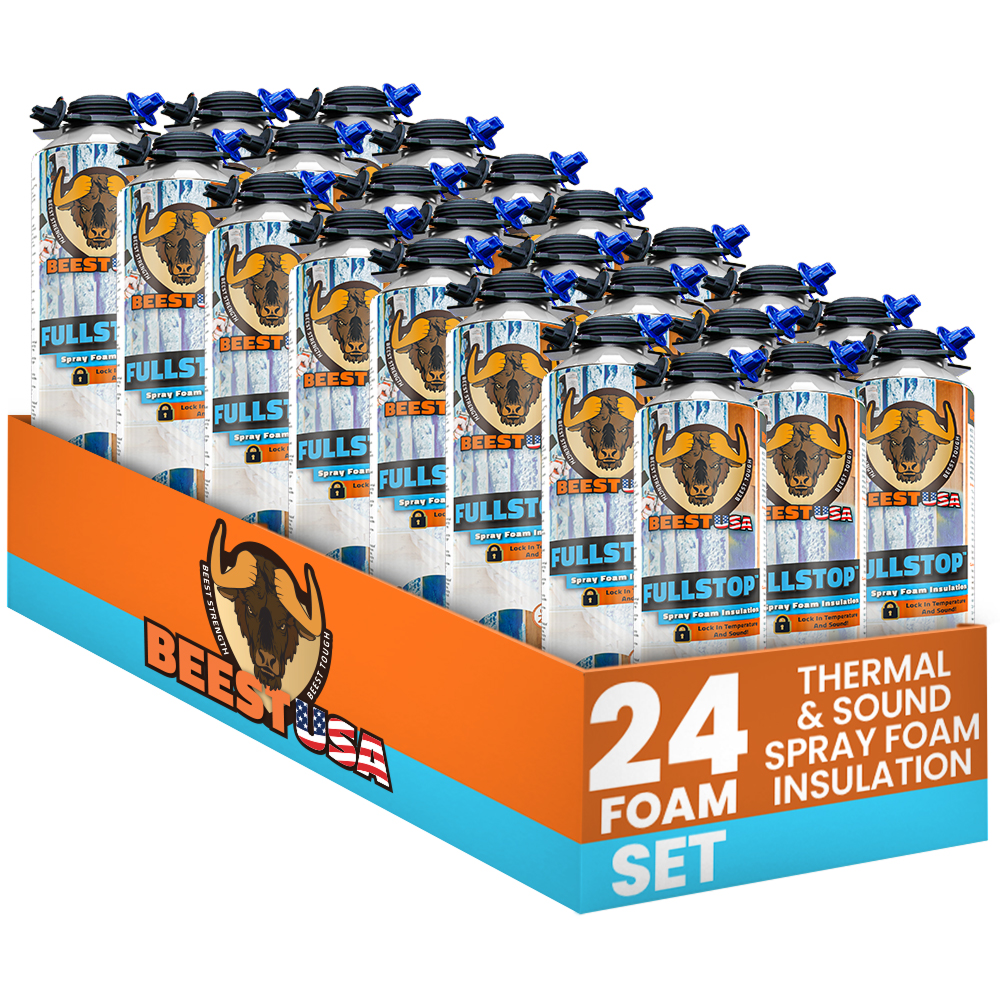 24 Pack - FullStop Foam Insulation Cans
