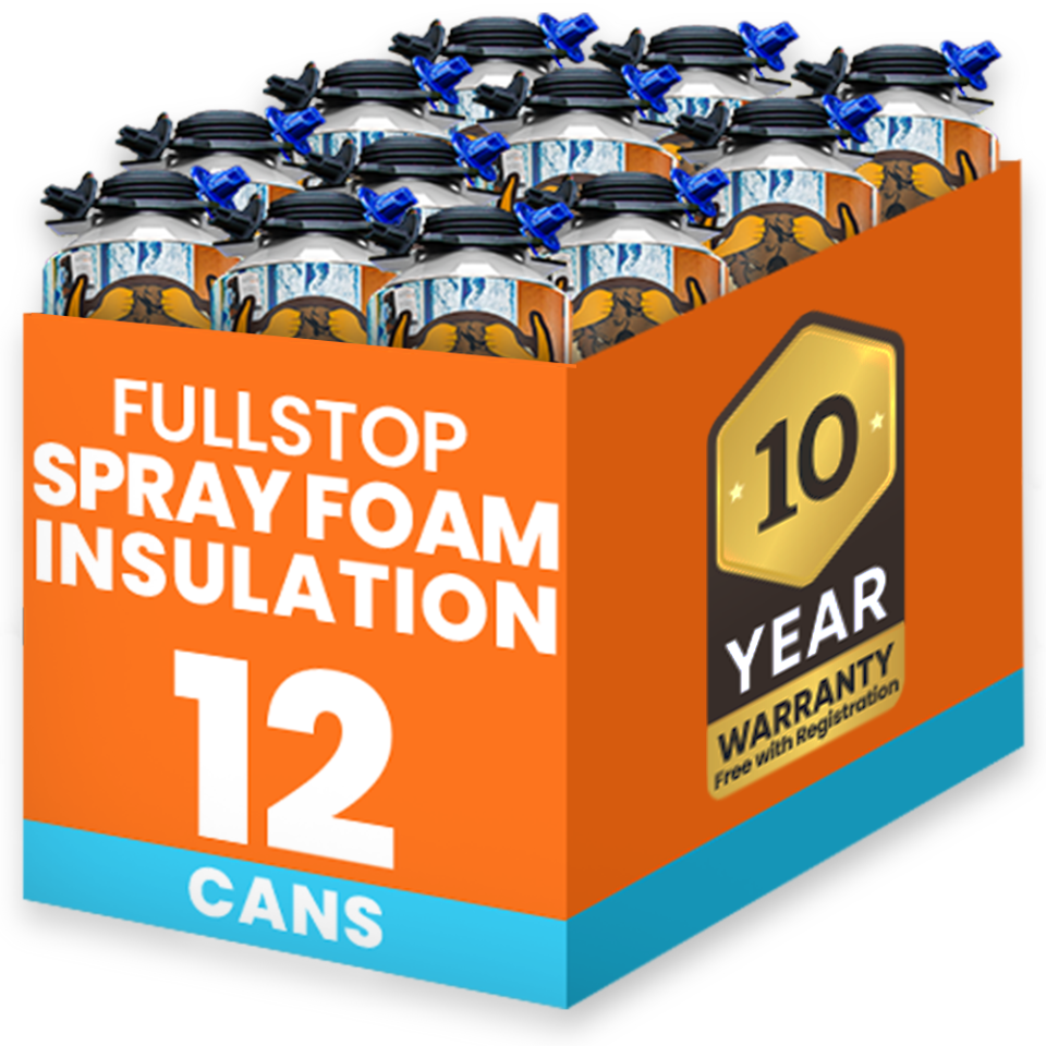 12 Pack - FullStop Foam Insulation Cans